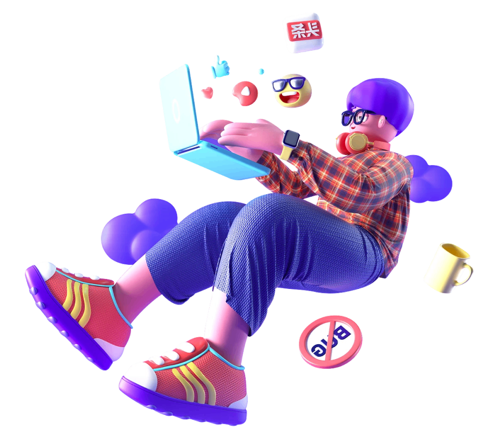 Ilustrace marketingu a sociálních sítí